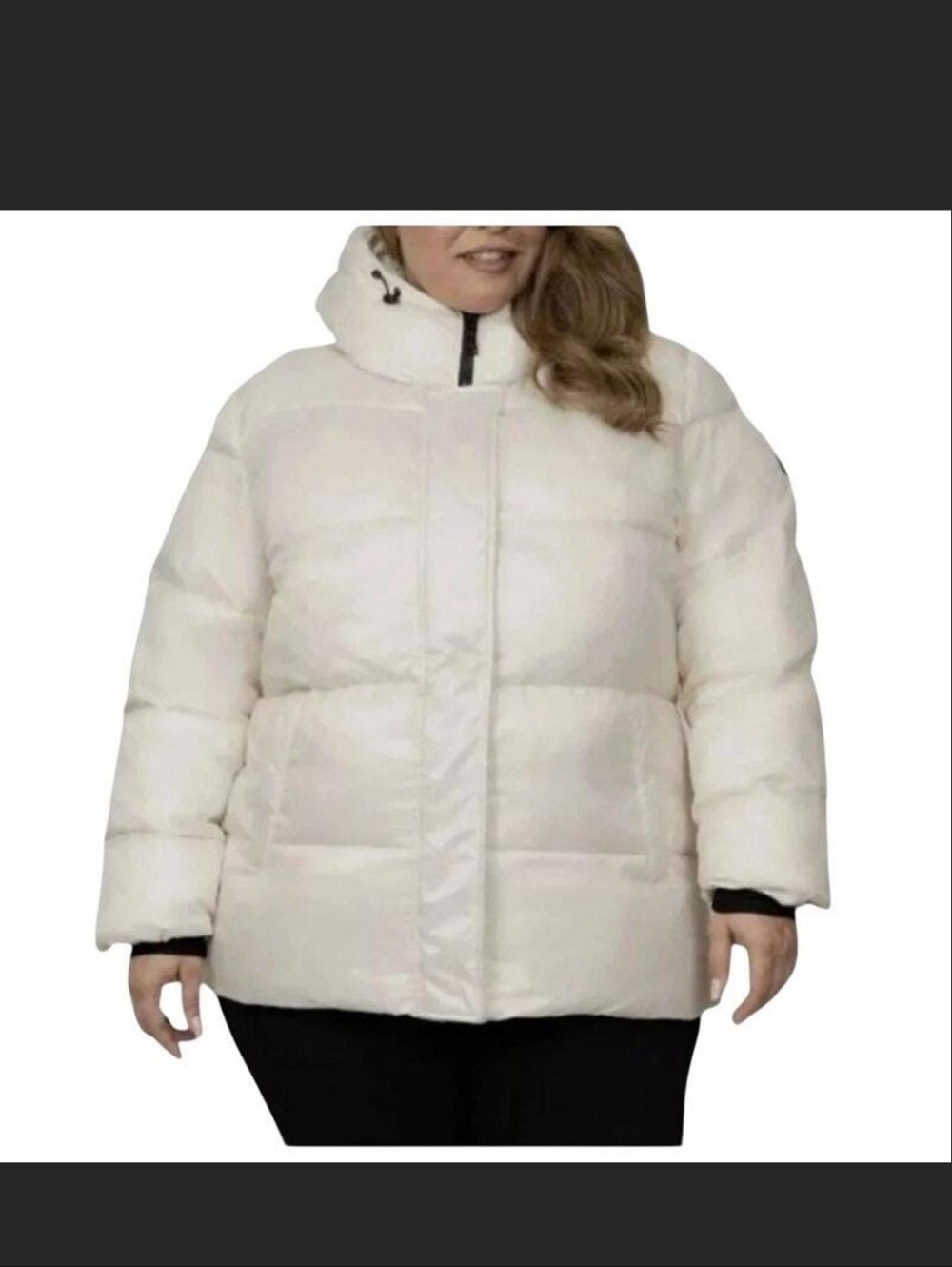Vince Camuto White Puffer Jacket Coat Sz XXl Two